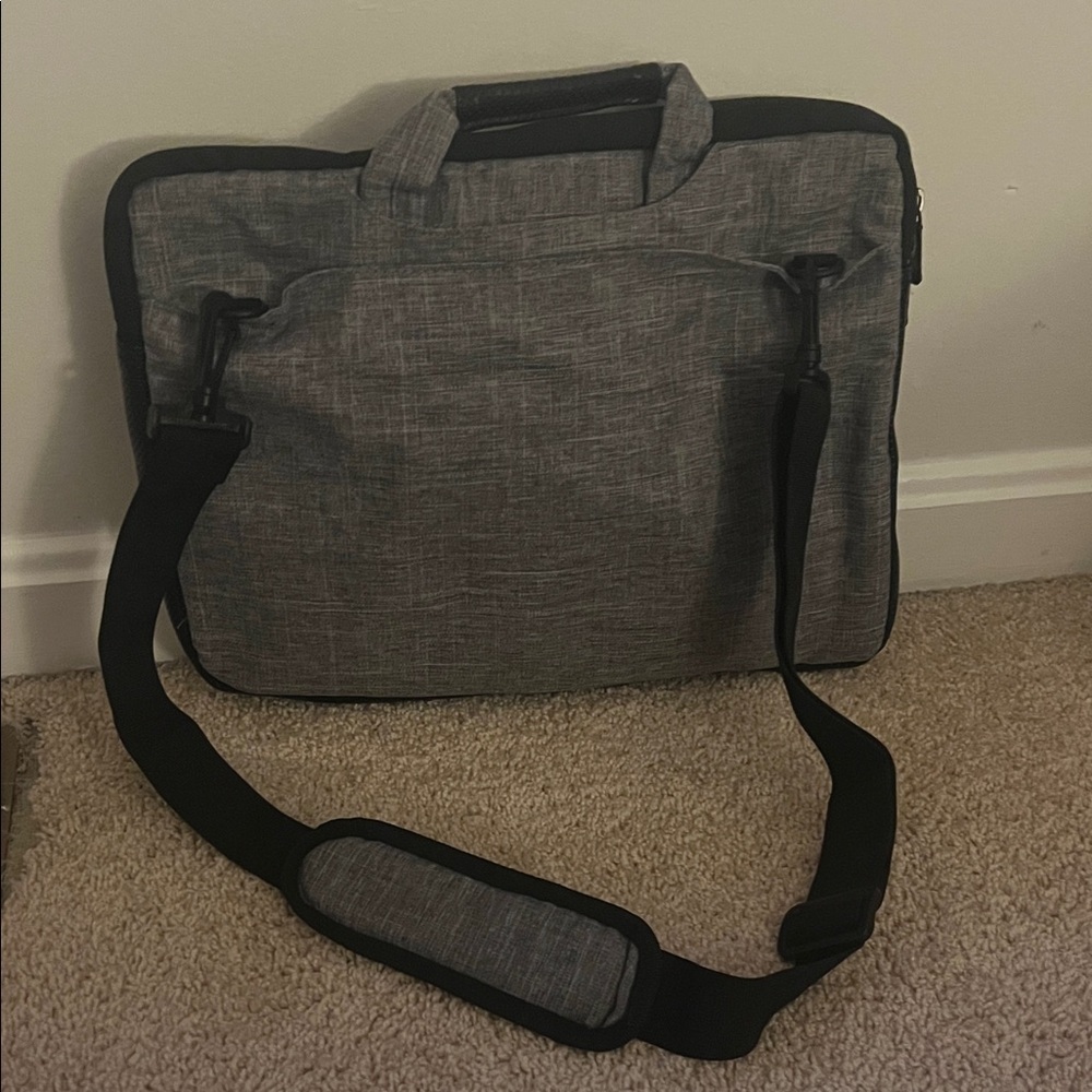 Gray Laptop Bag